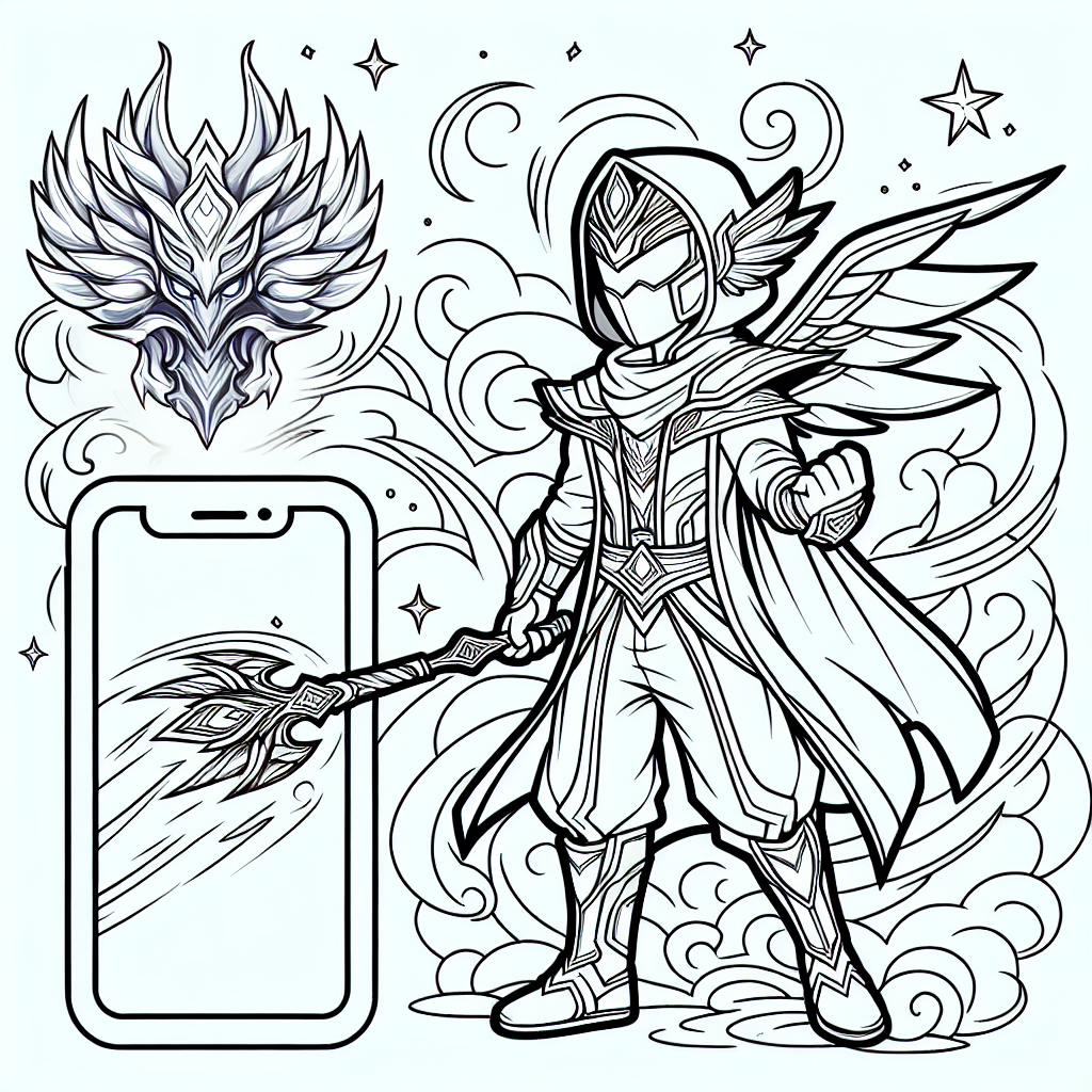 gambar mewarnai mobile legend untuk anak